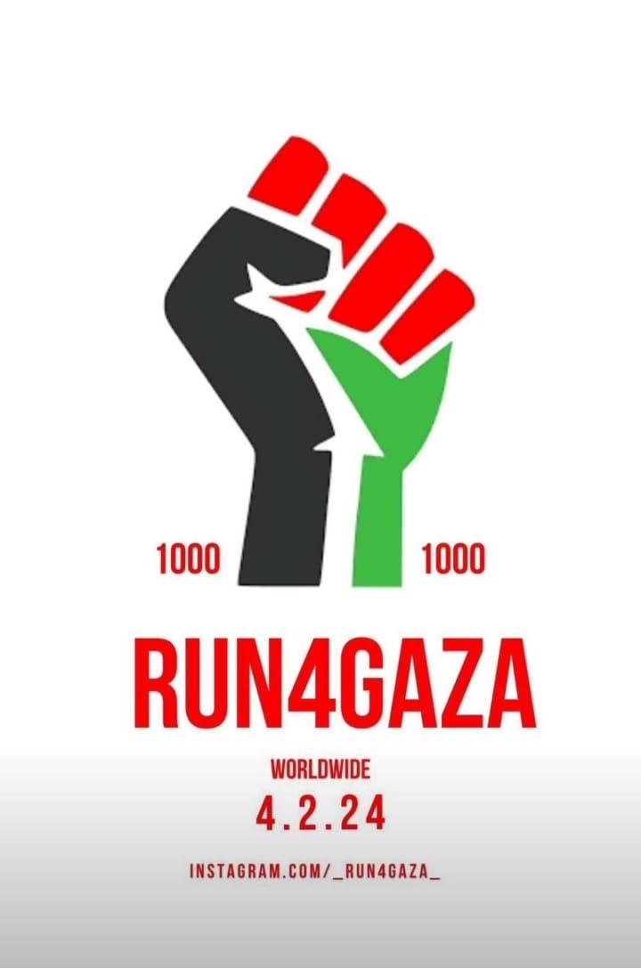 anabrandusescu's tweet photo. Join us this Sunday, February 4 to #Run4Gaza https://t.co/J0S1TzgGTN