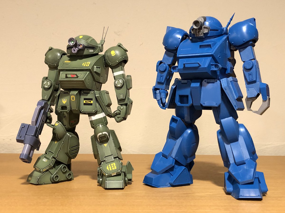 1/24 ストライクドッグとwaveのスコープドッグ並べてみました