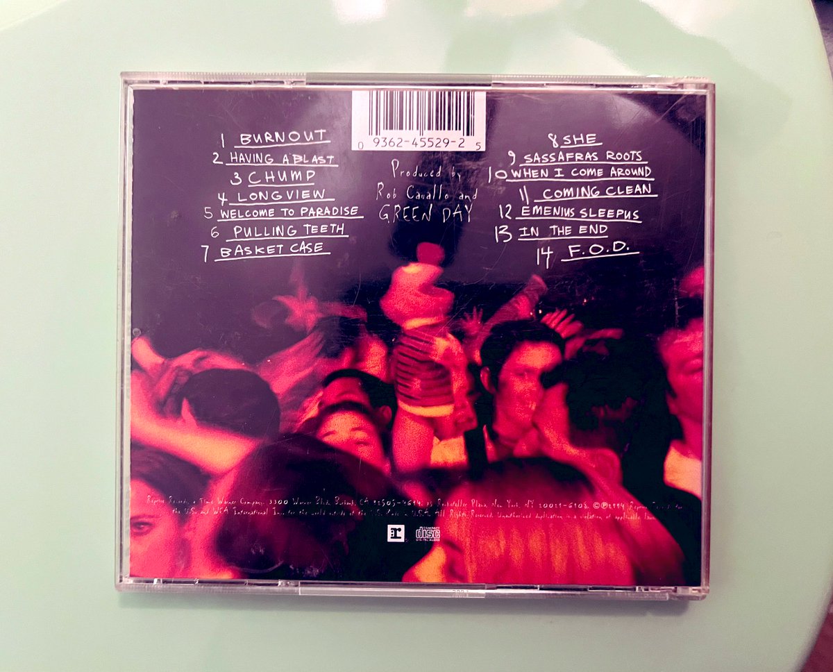 199What's tweet image. Dookie is 30! Who has the copy with the brown tray and Ernie on the back?