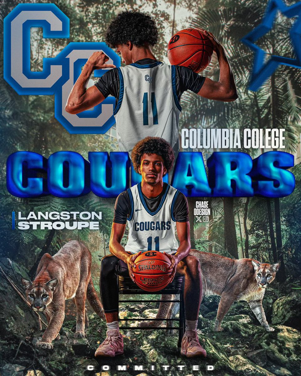LangstonStroupe's tweet photo. Beyond blessed to announce that I will be continuing my academic and athletic career at Columbia College! Thanks to God, my family, and friends for the continued love and support throughout this journey. #WeAreCC https://t.co/L3biprQIDz