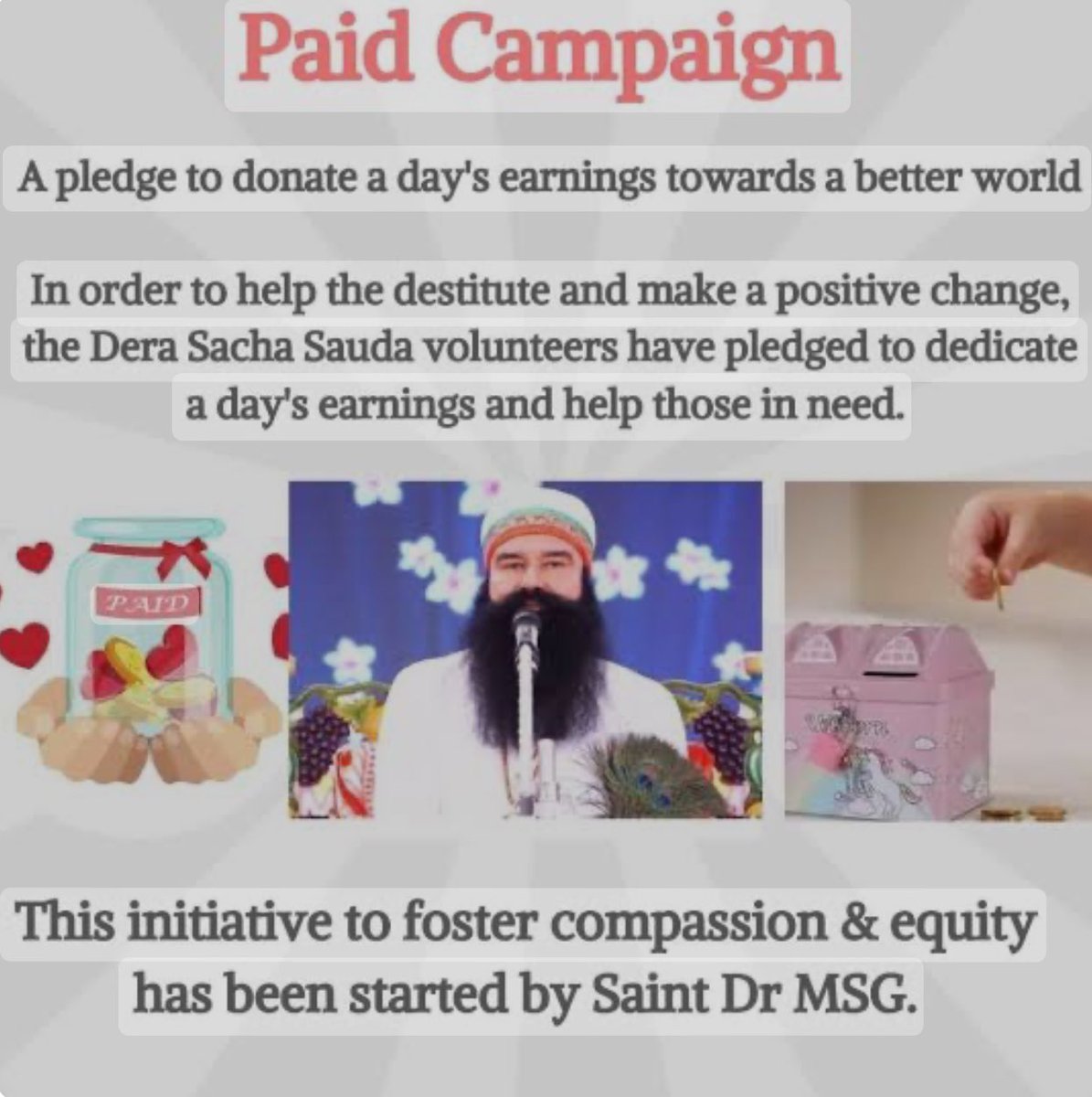 BulbulInsan's tweet photo. “Giving is the greatest act of grace.” God has blessed us , so always try to help others . Your little efforts  can improve someone’s life. 
#PAID https://t.co/x9FmGE7EvX