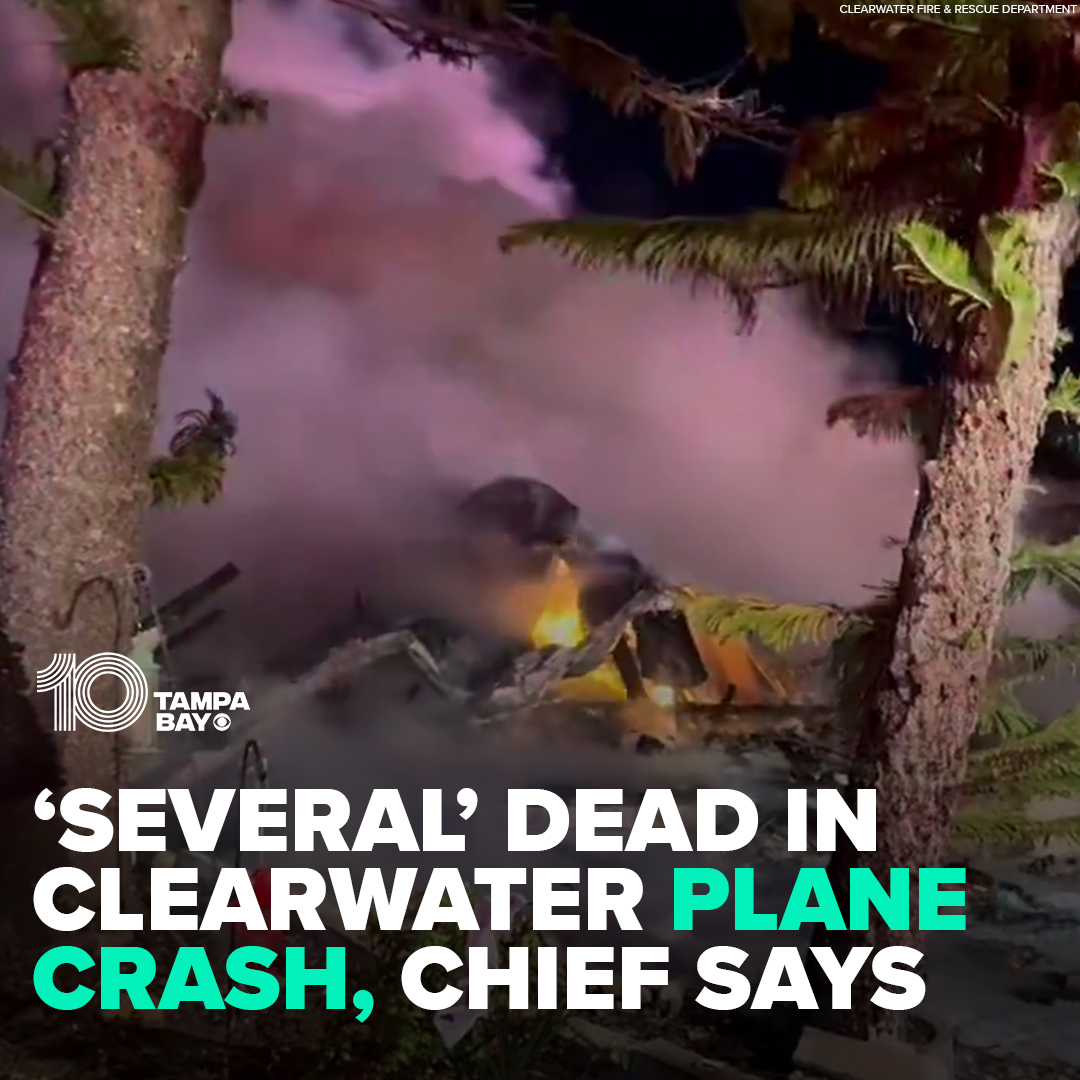 FLORIDA PLANE CRASH LATEST: Authorities believe the pilot is dead, Clearwater Fire Chief Scott Ehlers said. It remains unclear, however, how many people were on board the plane and how many people were inside the affected mobile homes. MORE: wtsp.com/article/news/l…