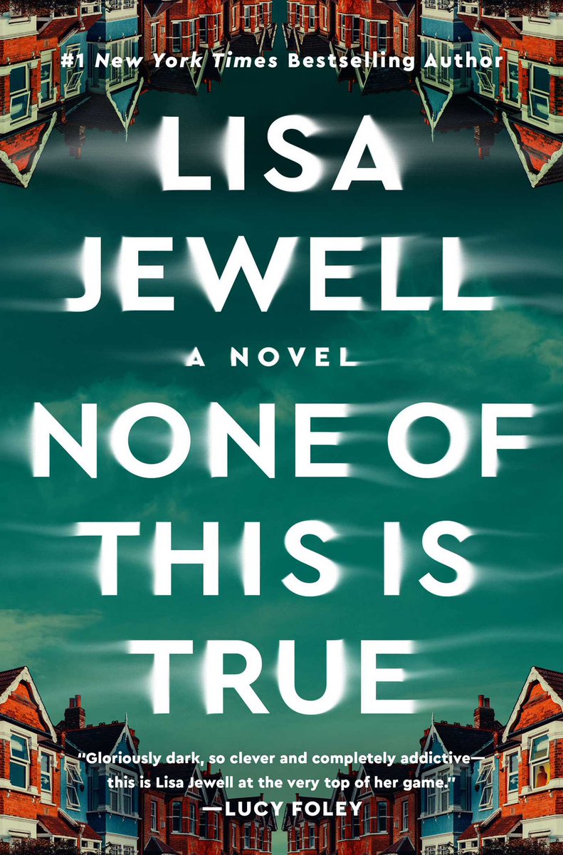 “She is hurting so badly it feels as if her fingers are inside her gut shredding it into pieces,” writes @lisajewelluk in #NoneOfThisIsTrue. Another stellar read from this author which infuses a gripping plot with a pod cast script & a complicated woman “hiding alone in a mask.”