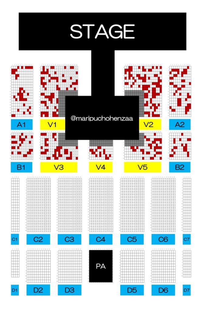 ATEEZ WORLD TOUR [TOWARDS THE LIGHT : WILL TO POWER] IN JAPAN 座席