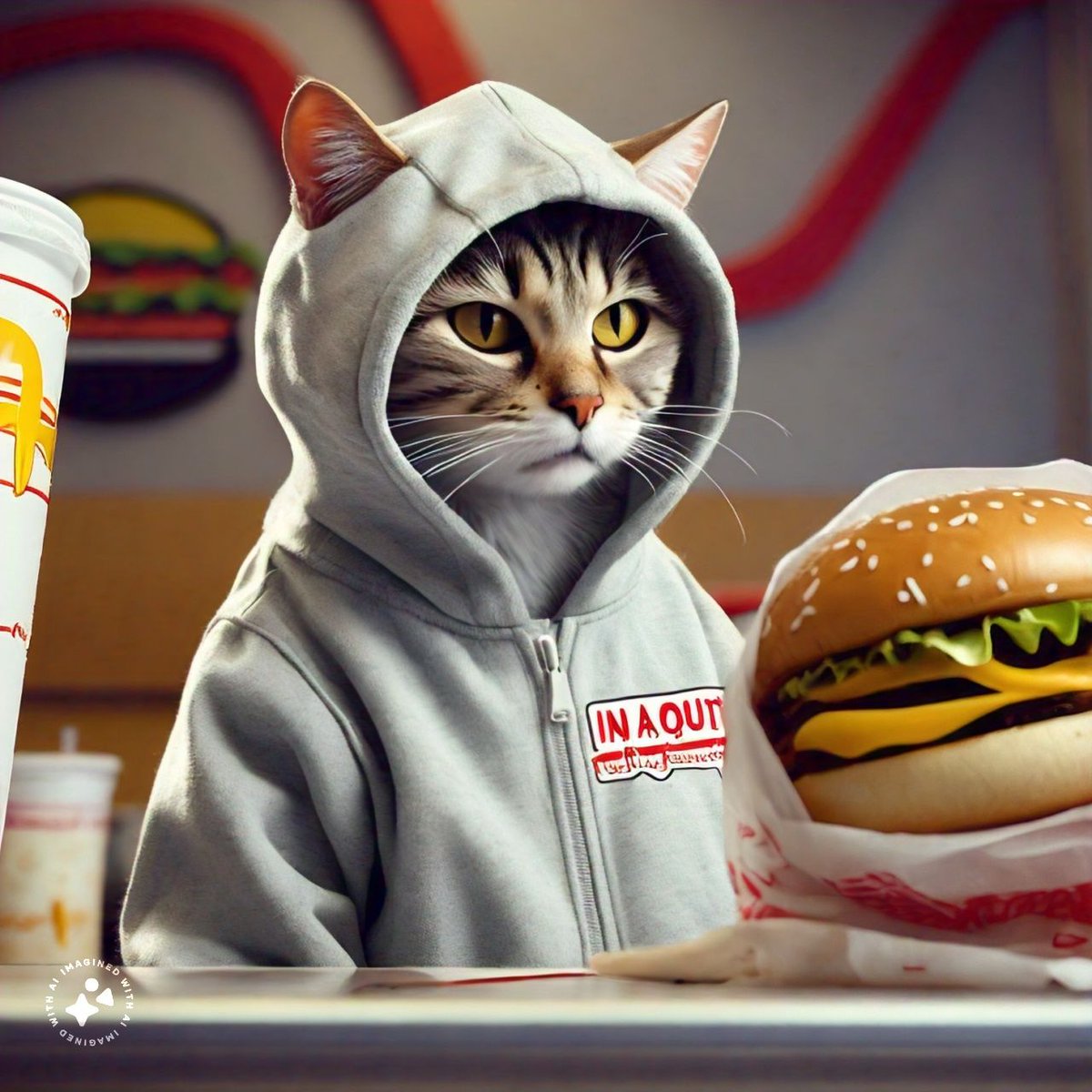 yagi_661's tweet photo. #burger #Cat #streetwear #AIart #AIArtCommuity https://t.co/nOUlyR7rR4