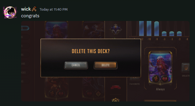 I found <a href="/wickhelm/">🦂</a> in the gauntlet, and I took back what is mine.