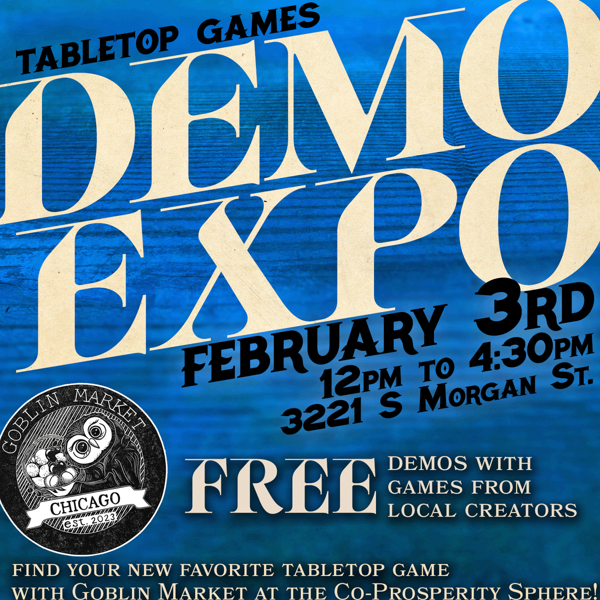 colinkyle57's tweet photo. It's time for 2024's @LevelEaterAdv in Chicago!

I'll be demoing Project Violacea, a #solarpunk tabletop RPG I've been working on with @sugargamers and @sugargamer! Lots of other awesome games and people to meet there too!

This Saturday (2/3) from 12-4pm. Come play games! https://t.co/SdH2aE6PFb