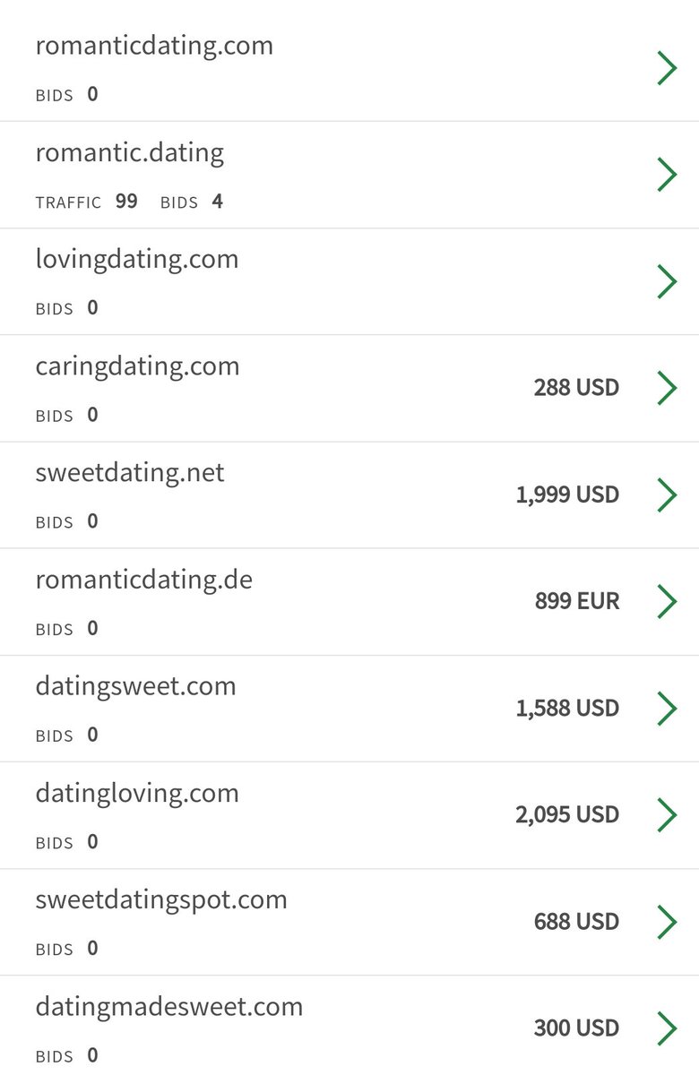 The ➤ Romantic.Dating  received the fourth offer, while the .com #domains related to this word have no offer .

Let's not forget that ➤ Fun.Chat was sold for $20k just a few days ago, while its .com has no bids and is not worth much!

#gtlds are unique