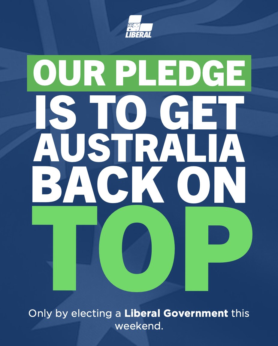 🌻 One thing is clear: the LSP has NO PLAN to get Australia moving.

That means assisting our emergency services, reaching out to our partners abroad, and building an economy to enhance roleplay and bring in new members.

The Liberals DO - read &amp; vote ⤵️
bit.ly/48ScDUZ