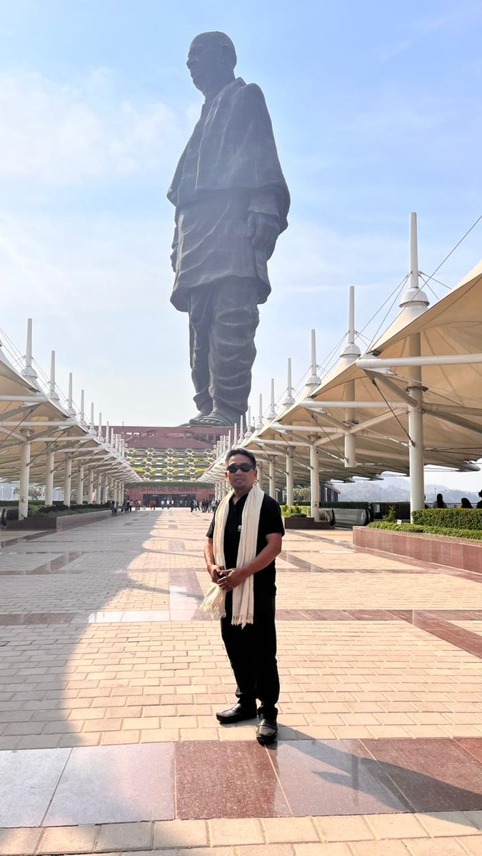 RothellKhongsi1's tweet photo. Visited the Statue of Unity in Gujarat. Thanks to Honourable Prime Minister Narendra Modi for his vision and dedication to the Pride of India @harshdatt1 @incredibleindia @narendramodi @RakeshSinha01 @souindia @GujaratTourism https://t.co/XPUPT4N1jo