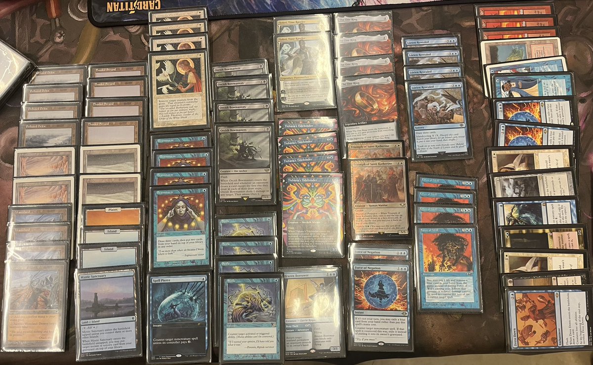 CollinRountree's tweet photo. 2-1 tonight at legacy with stifle control.
#mtglegacy https://t.co/R4JbSzQASW