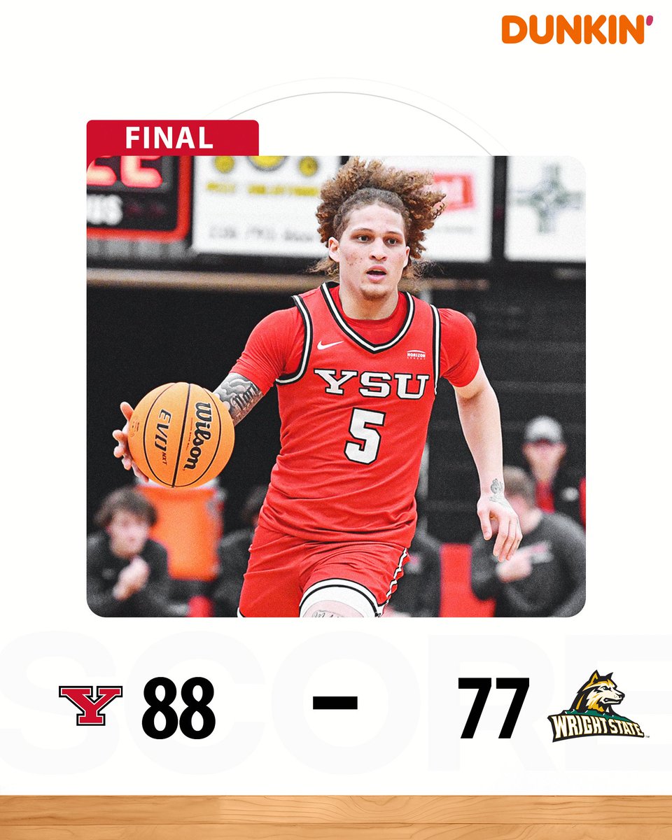 YSUMensHoops's tweet photo. PENGUINS WWWWIN!!!

YSU 88
WSU 77

DJ Burns posted his 13th double-double with 17 points and 12 rebounds while Bryson Langdon had 17 points and tied a career high with 5 3-pointers.

Ziggy Reid and Brett Thompson each had 14 points.

#GoGuins https://t.co/1rm6fecbOh