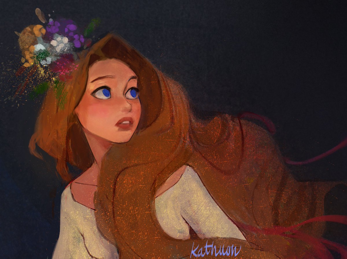 Crop from a banner I painted #art #illustration