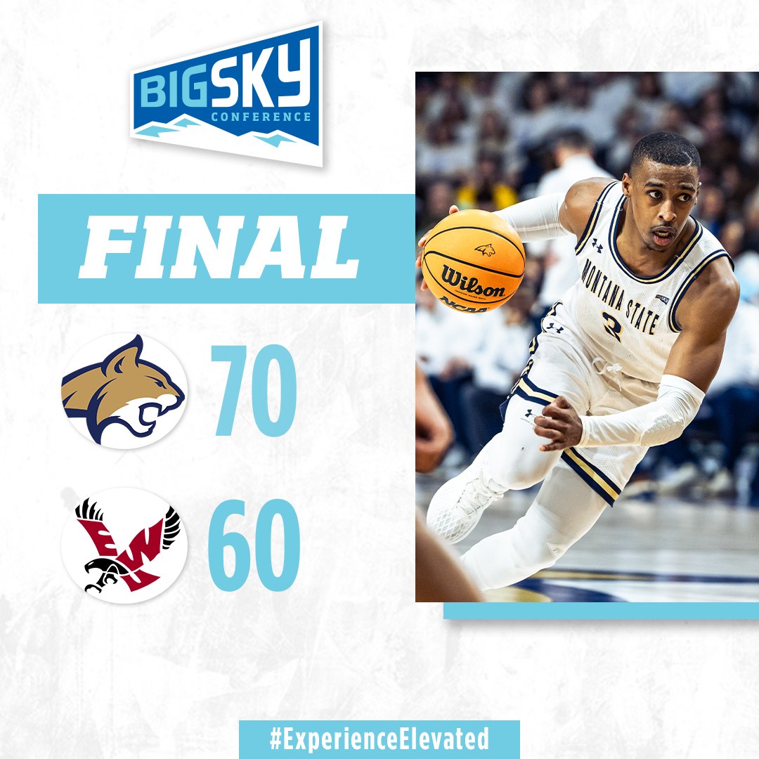Undefeated No Longer ‼️

<a href="/MSUBobcatsMBB/">Montana State Men’s Basketball</a> knocks off EWU 

#ExperienceElevated