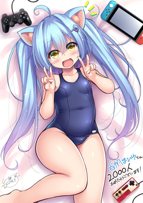 #ツインテールの日 VさんFAから。 