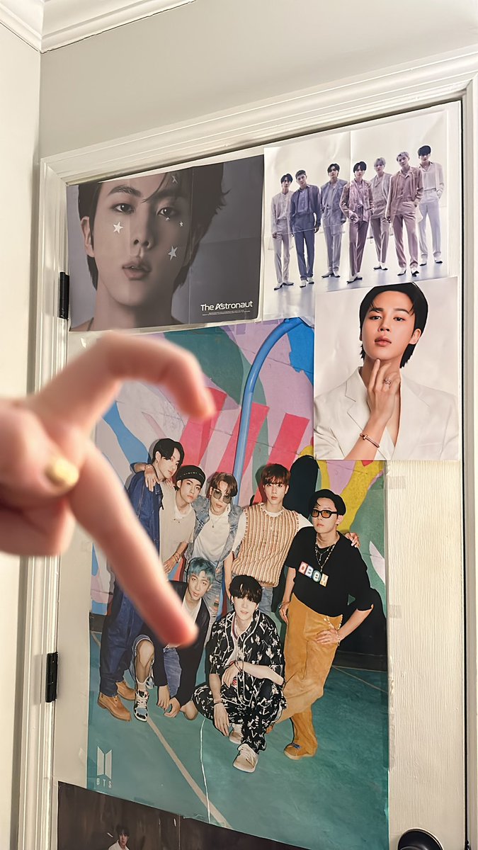 jimintano's tweet photo. do you ever stare at your bts posters and weepโฆ. #btscomehome https://t.co/DsGRDvCCbg