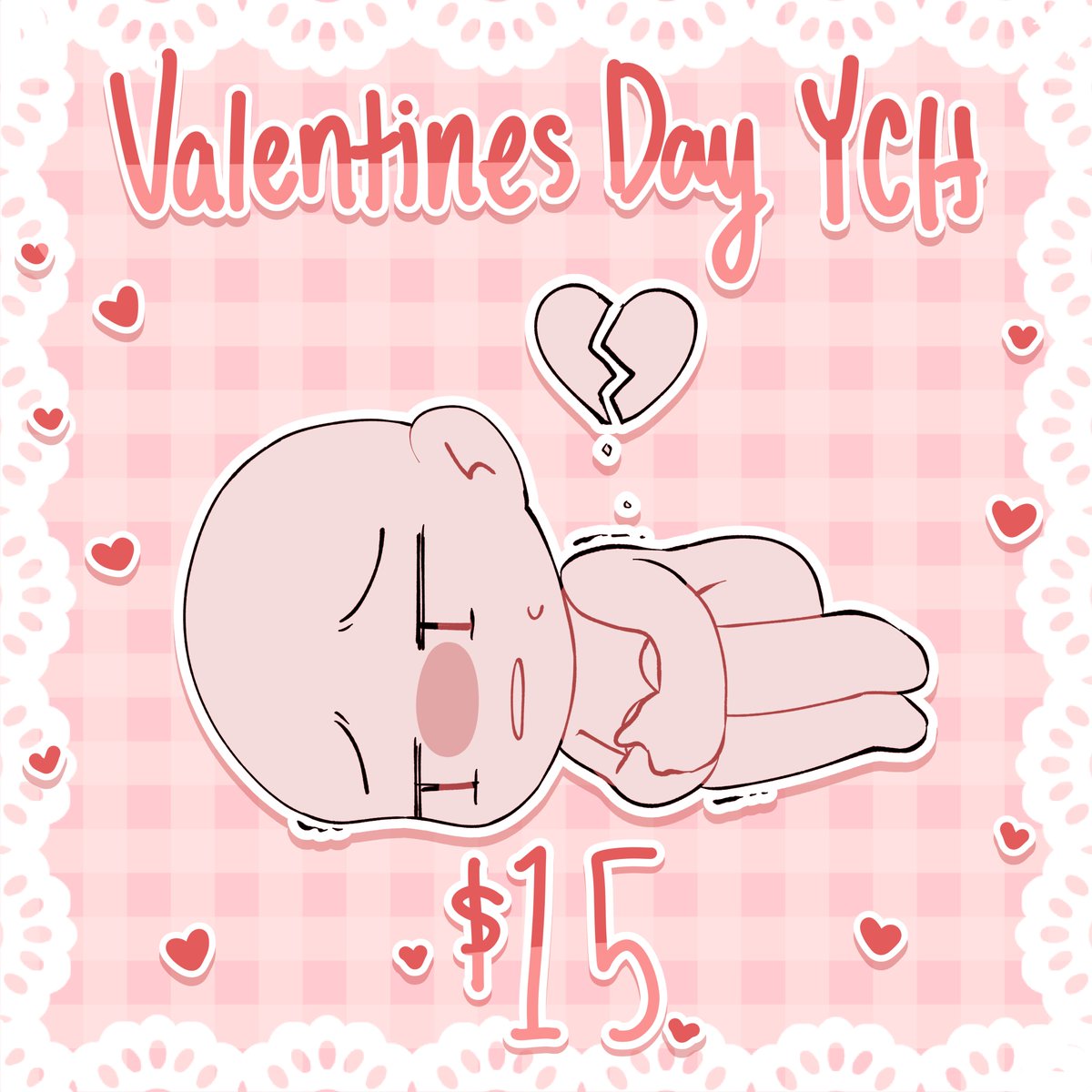 💝 Happy (early) Valentines Day! 💘
Get a YCH with your special somebody (or yourself)~
DM or visit my link for a slot! ⭐️
#Vgen #VGenOpen