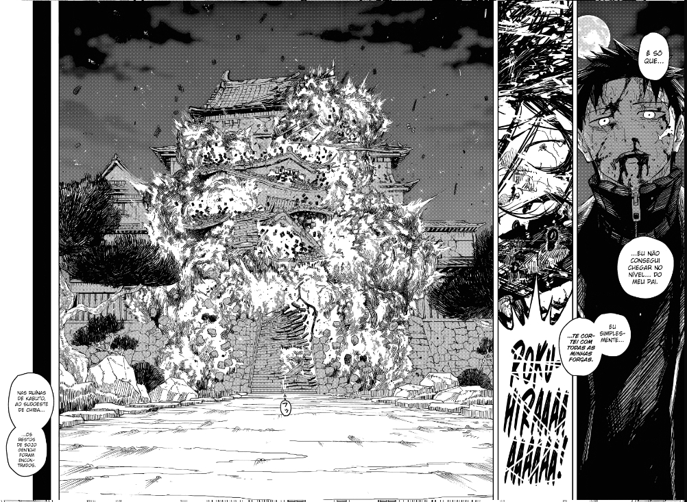 ViniciusAfton's tweet image. #Kagurabachi #cap18

Esse capítulo Foi ÉPICO!!!, Pedaços do SOJO Foram encontrados lá pra casa do Carai (traço tava Foda)

Chihiro tá meio Robôcop(Também depois daquela batalha)

Gostei do visual do "HIYUKI" (Tem cara de metido/Qi

#Kagurabachi Tá só Melhorando!!