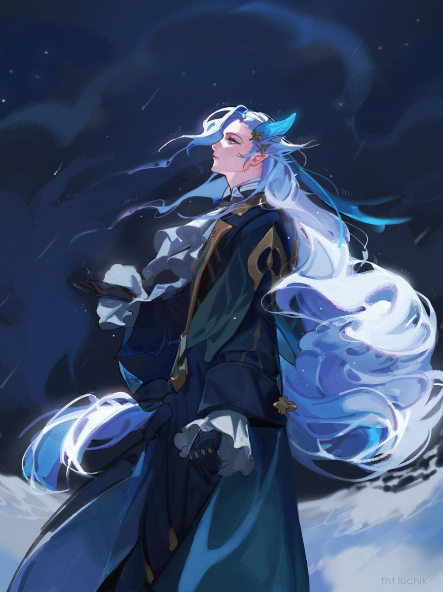 #Neuvillette #那维莱特 #原神 #原神イラスト #genshinimpactfanart