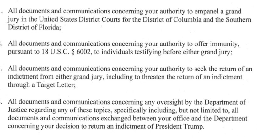 Within hours of my office sending a letter asking Jack Smith to produce information regarding his investigation, his case against Trump is removed from the docket. Jack Smith owes the American people and Congress answers.