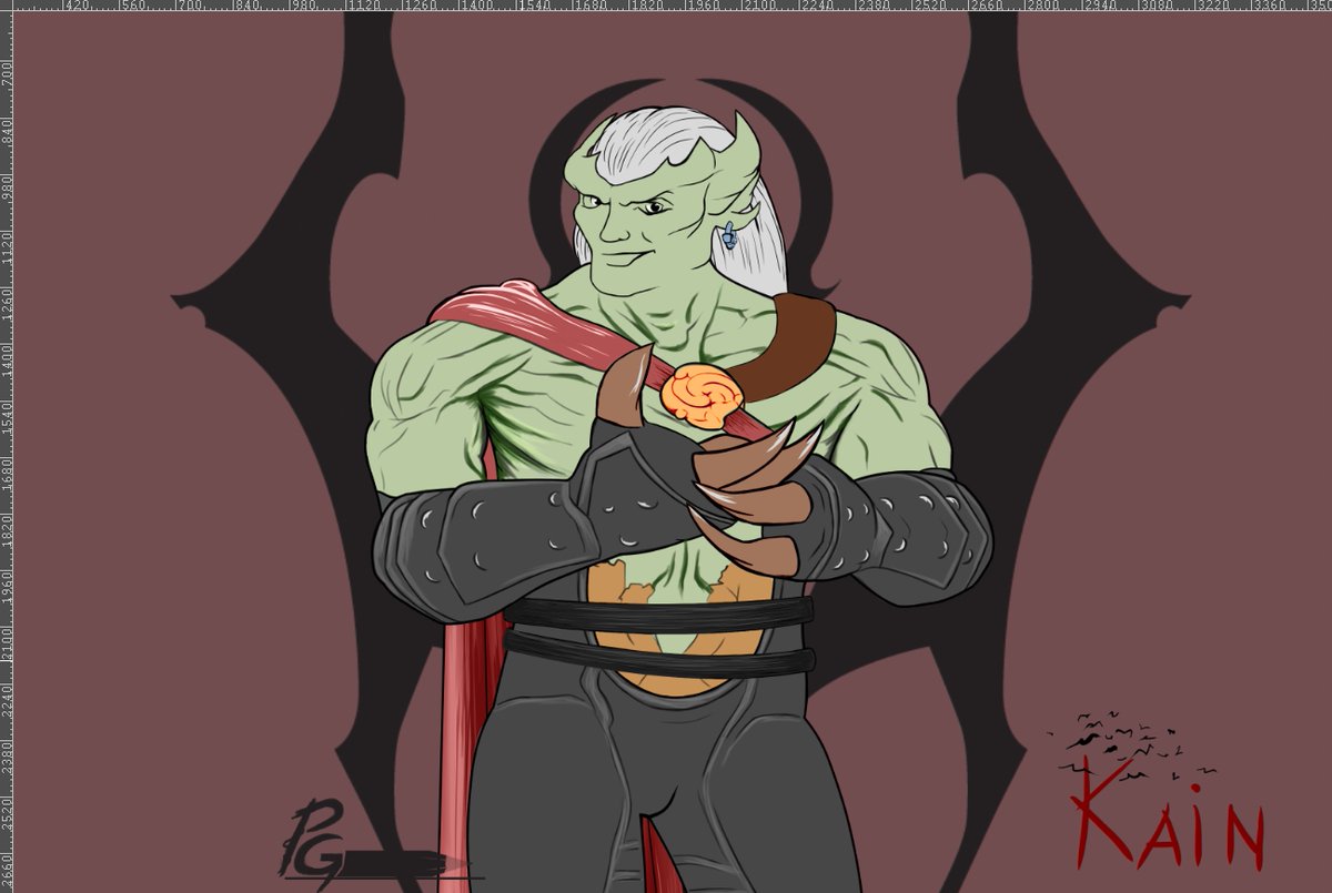 Kain vampire character (Legacy of Kain and  Blood omen ) cartoon project. Oh, I hope to finish the drawings with this character soon 😀
#legacyofkain #bloodomen #CartoonArt