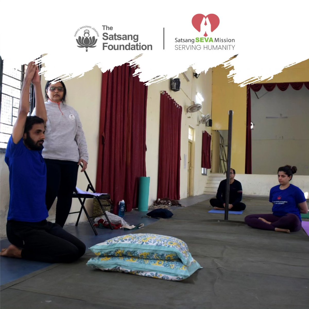 SatsangTweets's tweet photo. Asanas, pranayama & meditation are supported with engaging conversations on yogic concepts, health, lifestyle changes & diet, promoting the holistic well-being of the participants.
To take part in SSM, write to connect@satsang-foundation.org
#SSM #BYVK #HolisticProgram
(2/2) https://t.co/QYiEEr9oku
