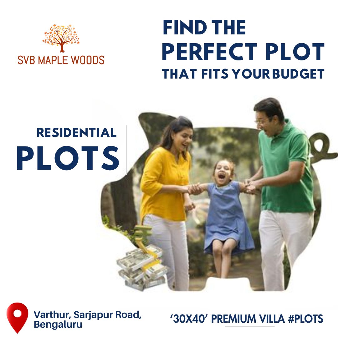 SvbDevelopers's tweet photo. Embark on your dream home journey with us! 🚀✨ Discover the perfect plot that fits your budget and brings your vision to life at SVB Maple Woods. 🌿🏡

#SVBMapleWoods #DreamHome #PerfectPlot #BudgetFriendly #RealEstate #HomeSweetHome #plotsforsale #Varthur #Sarjapur https://t.co/REjOCKy7kB