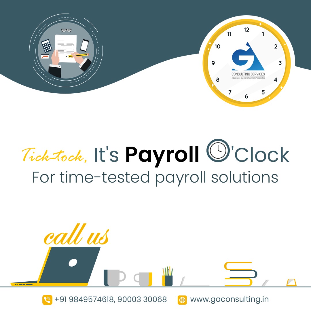 GA Consulting provides time-tested payroll solutions, ensuring your team gets paid accurately and on time. Reach out now
website: gaconsulting.in
#GAConsulting #PayrollManagement #PayrollServices #EmployeeCompensation #SalaryProcessing #TaxCompliance  #PayrollProcessing