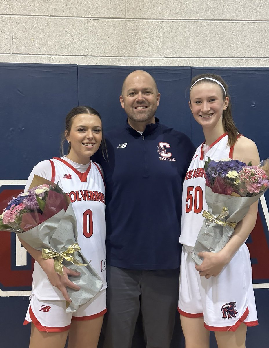 Shout out to these two amazing seniors!!When you think of leadership, these two have it all on AND off the court! They will be missed! Congratulations to you both!