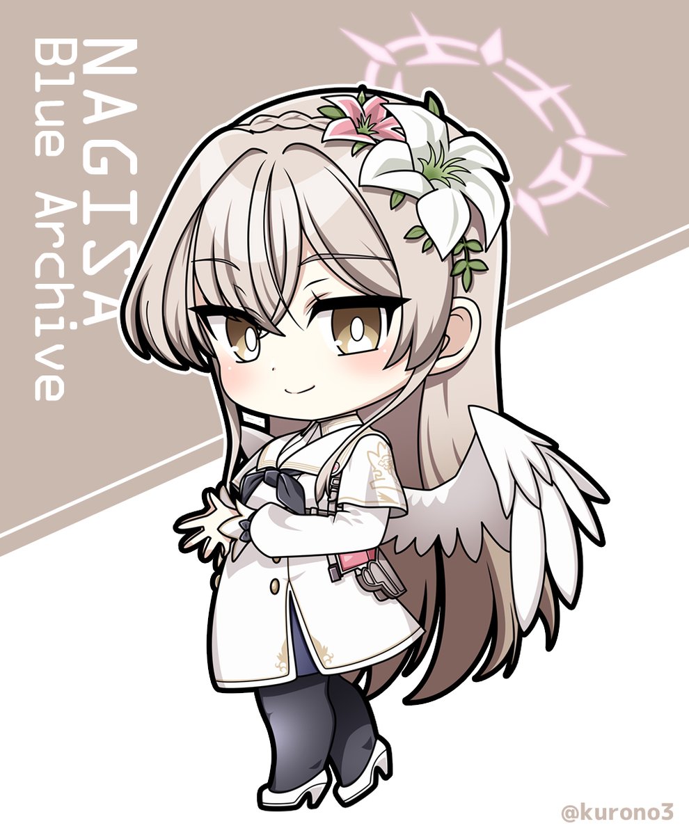 ブルアカ「とりあえず並べてみた(再掲)。あはは…。#ブルーアーカイブ #ブルアカ 」|玄乃エミーのイラスト