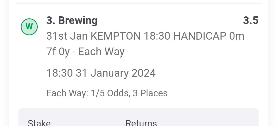 HighRollerzRace's tweet photo. Wednesday Free Tegram Tip Wins Again 🏆

https://t.co/T0YvKH91vo

@itvracing @bookmakers @CheltenhamRaces @GetYourTipsOut @paddypower @WillHillRacing @RacingPost @TVG @TwinSpires @RacingTV @PLRacingTips @Punters #HorseRacing #HorseRacingTips #bbcqt #LewisHamilton #BenidormFest2024