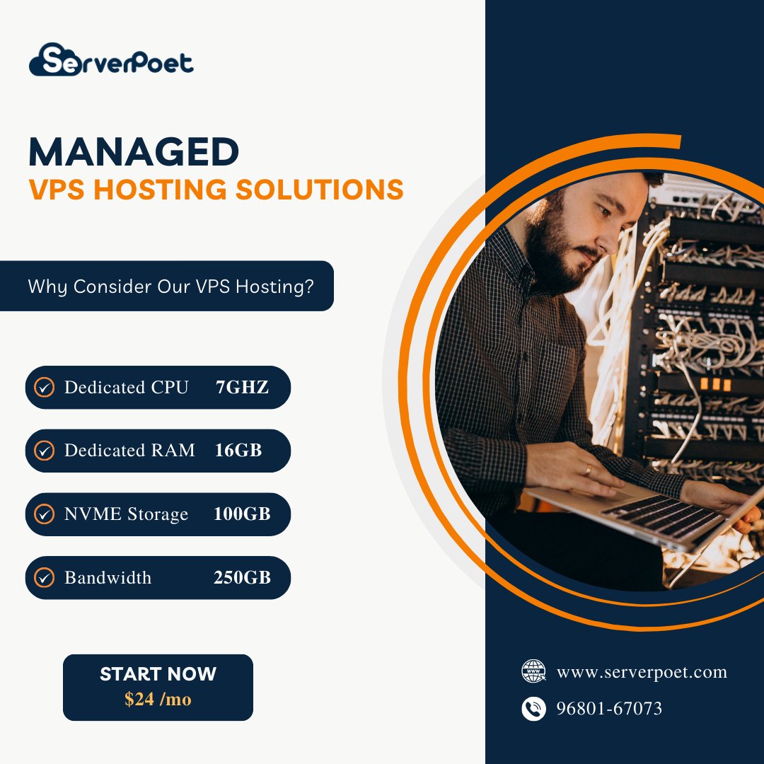 ServerPoet's tweet image. 🚀💻 Elevate your website with speed, security, and 24/7 support. Ready to experience the upgrade?

#webhosting #servermanagement #hostingservices #website #pratapnagar #jaipur