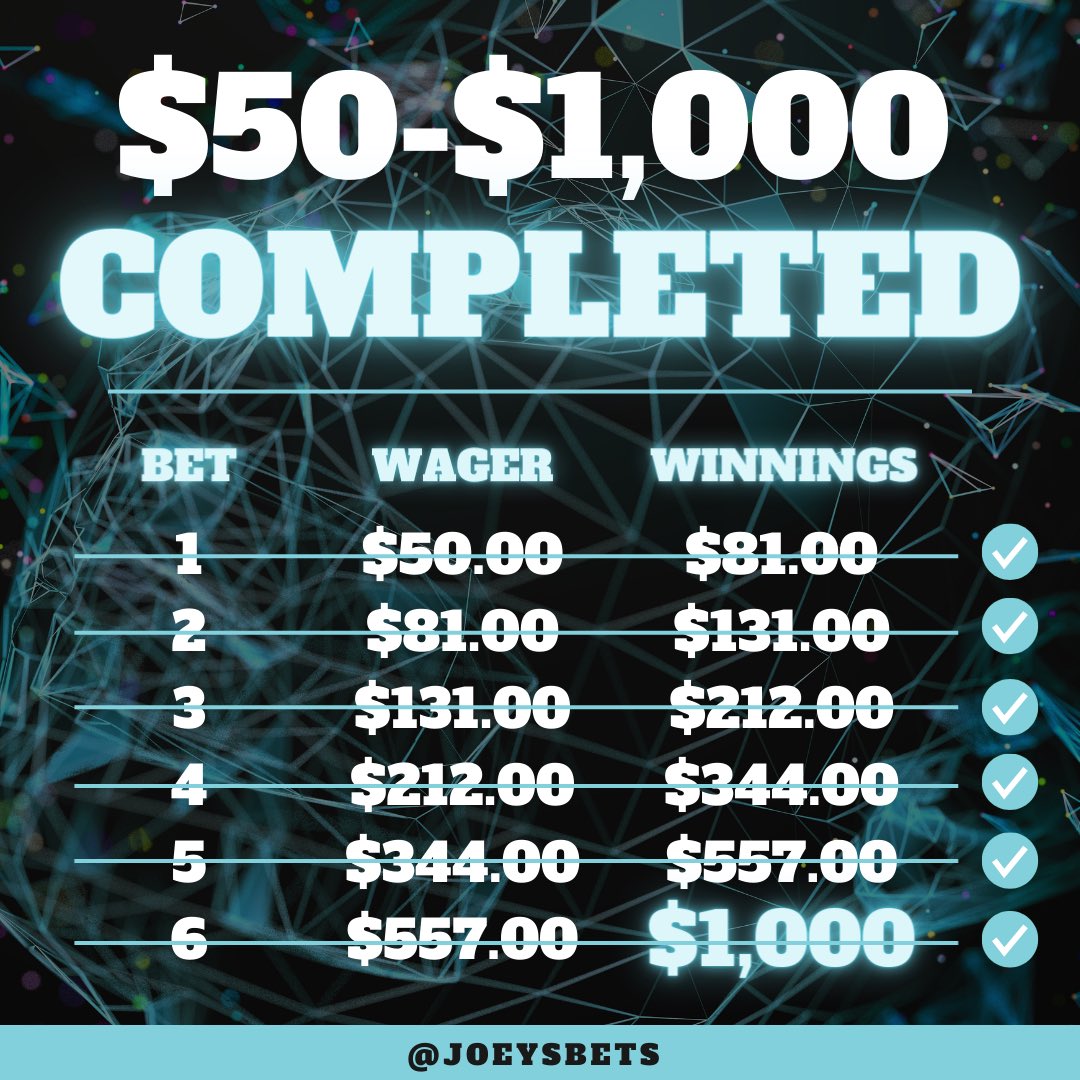 Joey’s Sports Bets tweet media