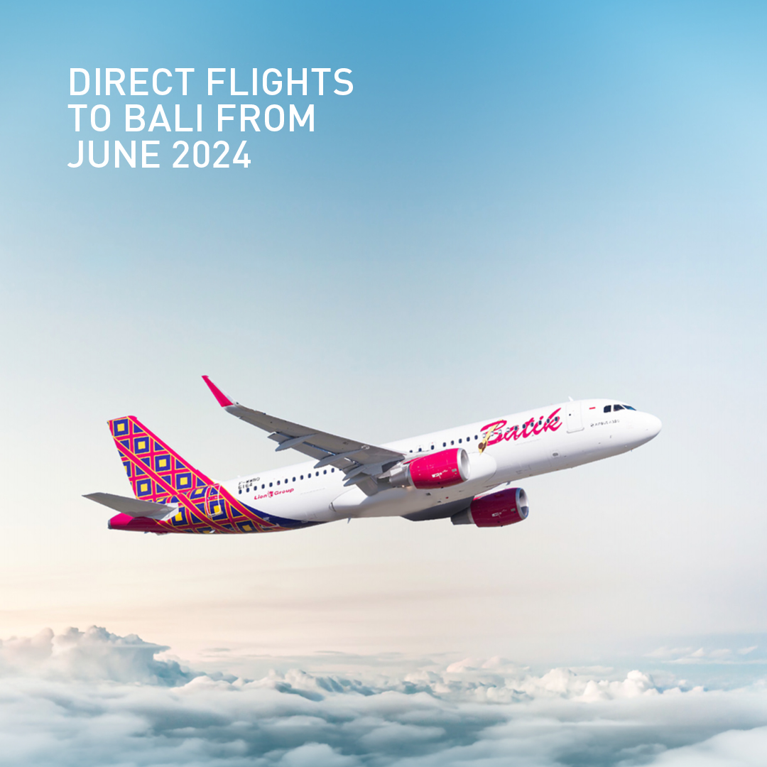 Did someone say Bali trip? From June 2024, @BatikAirINA will be taking off from Canberra, flying direct to Bali three times weekly, and connecting you to more than 60 destinations.