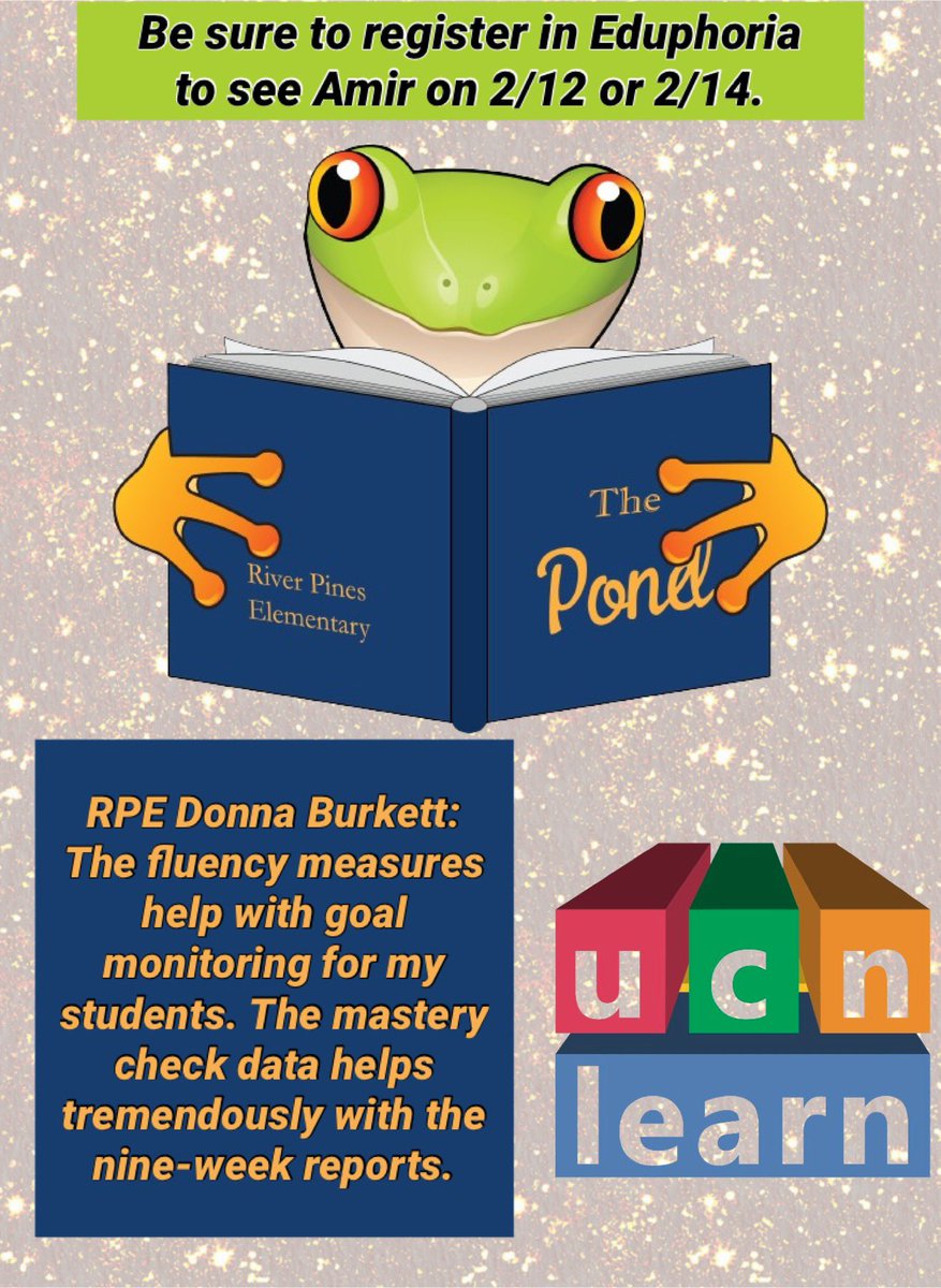 Way to go @HumbleISD_RPE and @MrsDBurkett_RPE! Keep hopping along those reading fluency and mastery checks. We are thrilled the UCN Learn RBD app helps the students! @R4Dyslexia