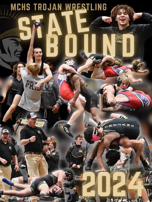 MTrojanSports's tweet photo. Come send off the MCHS Trojan Wrestling team tomorrow morning at 1130 AM at the PAC as they head to Franklin to battle for the TSSAA State Dual Championships on Saturday. @StarMillington @memphispreps @johnvarlas 
#JUSTSOMEKIDSFROMMILLINGTON https://t.co/YbyH8OtkOb