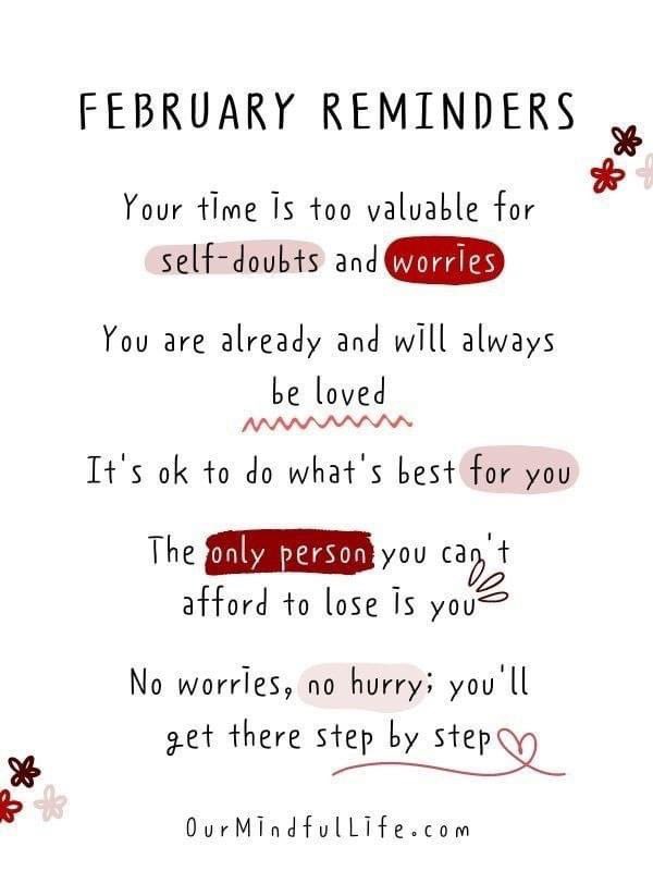 🌸 You are valuable. You are loved. You are on a journey #Keepgoing #February #Reminder #selfcare 🌸