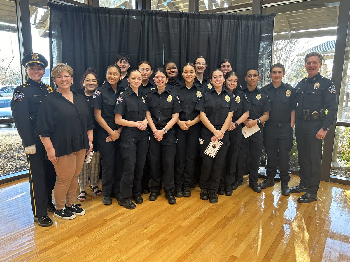 Allen HS Police Explorers tweet media