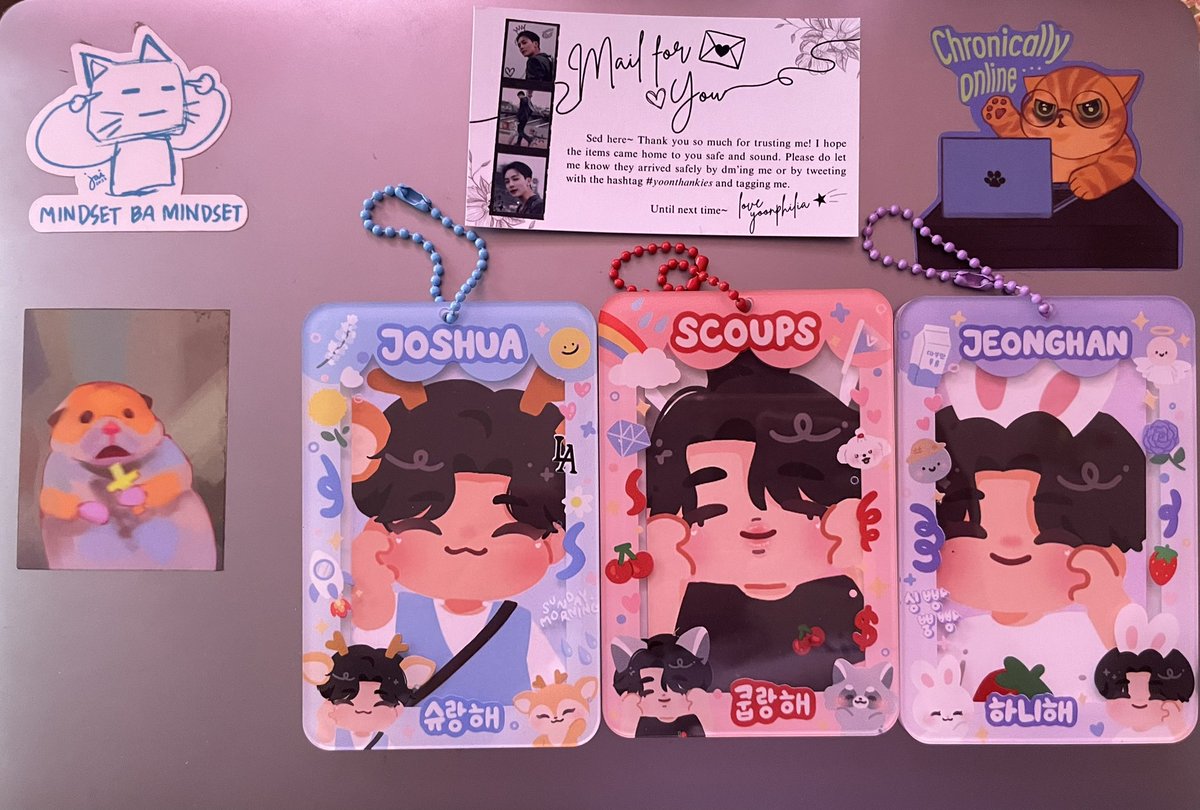 hannietea_'s tweet photo. Finally received my svtopia holders🥺 tysm for the smooth transaction, super happy about the package!! #yoonthankies @yoonphilia https://t.co/v9mWhzucGN