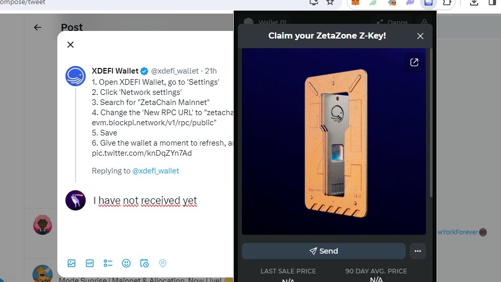 DamNguyen91's tweet photo. @xdefi_wallet I have not received yet https://t.co/1mHj2PFnur