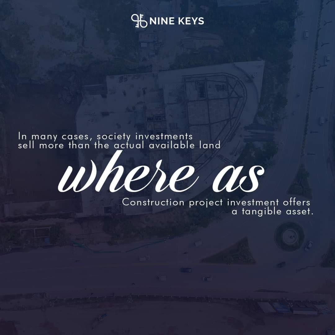 ninekeys99's tweet photo. Unlike the uncertainty of file trading, construction projects provide investors with tangible assets. 
 #skynine #realestate #ninekeys #realestatepakistan https://t.co/D6TH9NiLFj
