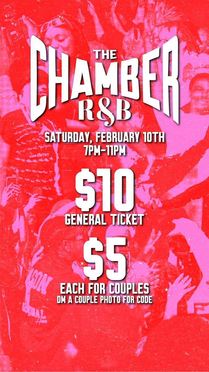 FATES! We’re back with the vibes just in time for Valentine’s Day ❤️

Pop out to The Chamber R&amp;B: ticketmaster.com/event/0100602A…