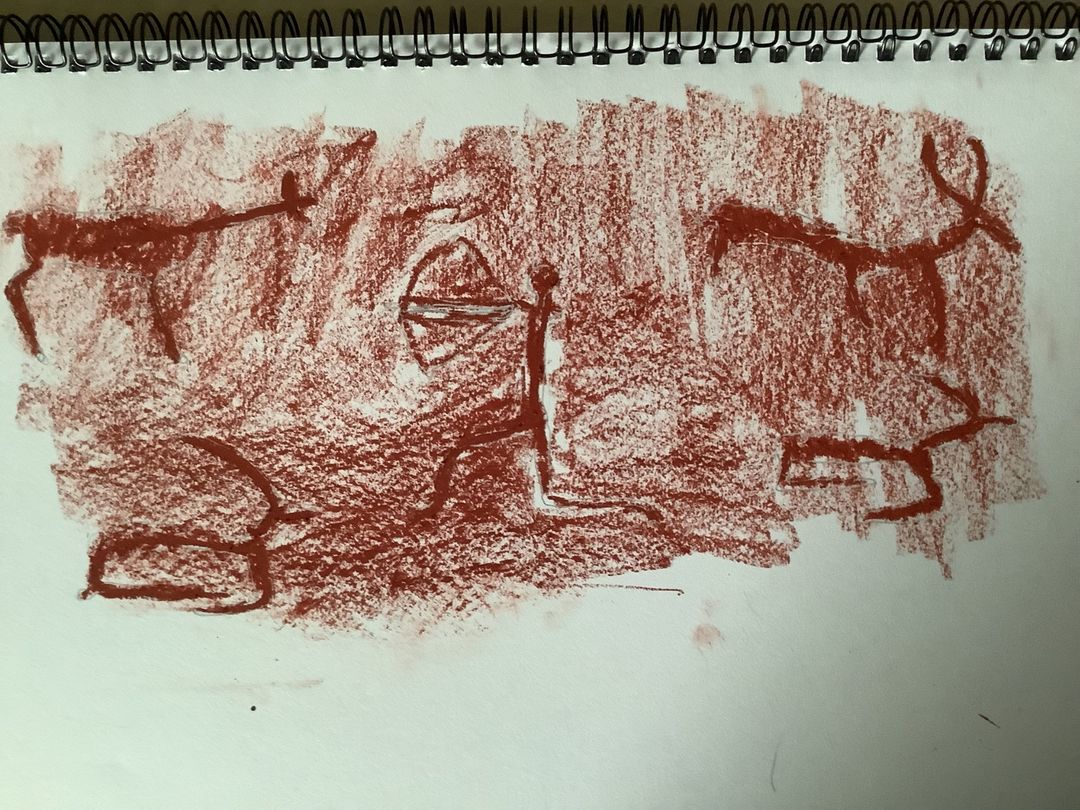Bastin_Teach's tweet image. Year 6 enjoyed their cave drawings inspired by Wolf Brother from Michelle Paver! #WolfBrother #gislearning