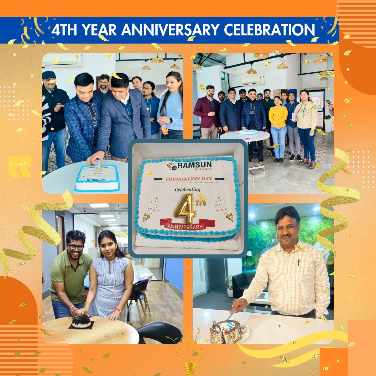 NetworkRamsun's tweet photo. @NetworkRamsun turns 4!🎉🎂
Celebrating a #Milestone at RAMSUN Network!
Four years of transforming supply chain finance, fueled by trust, innovation, and collaboration.
Heartfelt thanks to our team, shareholders, and customers, the keystones of our success.

#Ramsunnetwork https://t.co/ZlLnCiZHKm