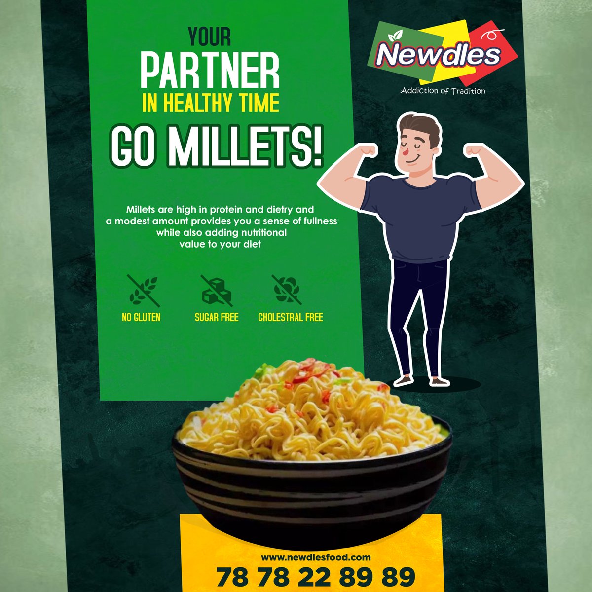 Newdlesofficial's tweet photo. Experience the Goodness, Embrace Wellness – Your Partner in Healthy Time. Go Millet for Nourishing Delight!
Order Now : https://t.co/MNIDiY4hyR // 7878228989
#newdles #newdlesfood #MilletsMagic #varagu #kodomillet #varagunoodles #fitnesslife #fitnessfood #noodlealternatives https://t.co/YsruqKlnXg