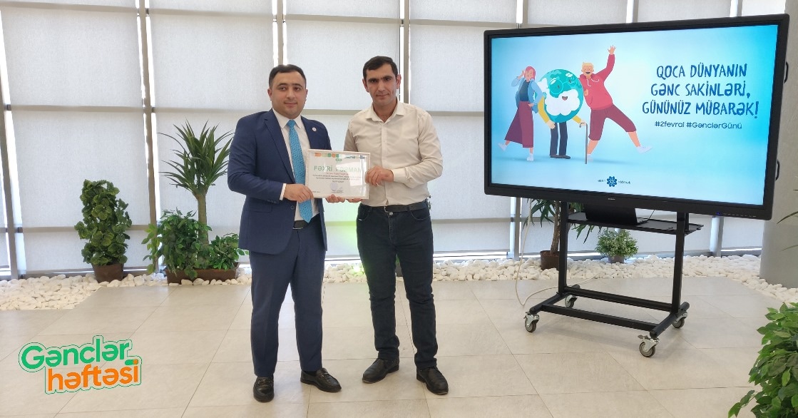 2 fevral gənclər günü münasibətilə Şamaxı şəhər Asan xidmət mərkəzində gənclərlə görüş baş tutmuşdur.  Bir neçə fərqlənən, eləcə də özümdə Dağlıq Şirvan Regional Gənclər və İdman İdarəsinin rəisi adından fəxri fərmanlarla təltif olunduq.