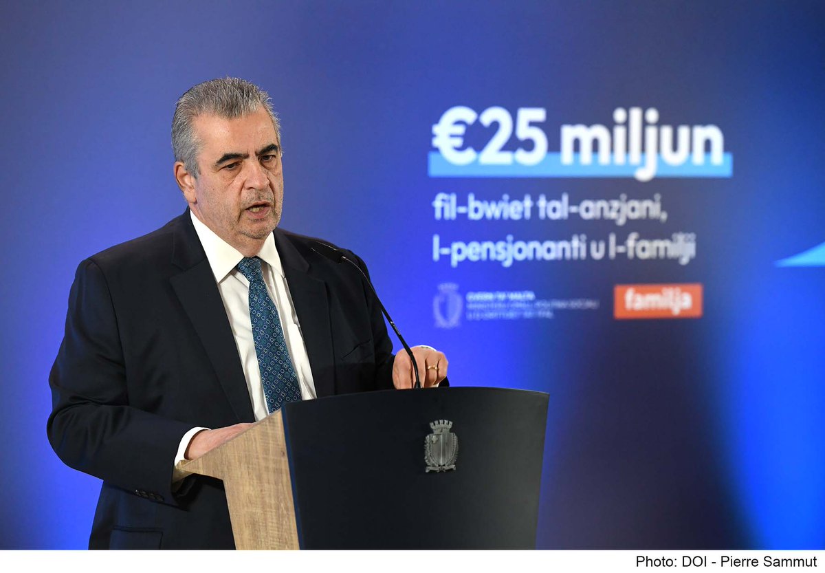 Over €25 million more to benefit over 63,000 recipients. @MaltaGov remains committed to strengthening support for the most #vulnerable while encouraging businesses and uplifting the middle class.