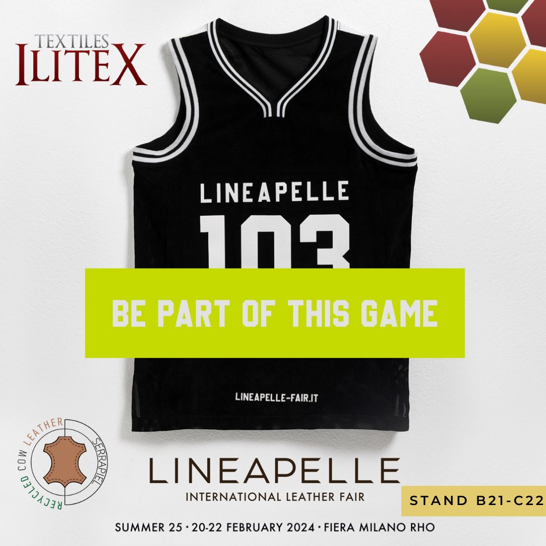 Como todos los años, estaremos presentes en la prestigiosa feria de LINEAPELLE - MILANO, presentando nuestra nueva colección PRIMAVERA-VERANO 2025.
Estaremos en nuestro: Stand B21 - C22

👨‍💻textilesilitex.com
📧 info@textilesilitex.com