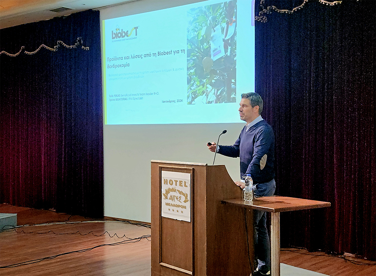 biobest_global's tweet photo. Last week, we had the pleasure of hosting an event in collaboration with our distributor, #Agrimore SA, in the heart of Greece's prime #orchard production area – #Veroia city. A big thank you to everyone who joined us, making it a knowledge-packed and insightful gathering. 🙏 https://t.co/O9jWUUsUb8