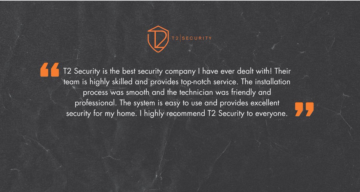 T2SecurityUK's tweet photo. We work closely with all of our clients to ensure they get the best service and the best aftercare we can offer. 

Hearing back from any of our past or current clients means a lot to us, feedback helps us grow and work towards progressing. https://t.co/NopyYdY4Wo
